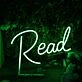 Read Green Neon sign
