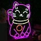 Lucky Cat Custom Neon Sign