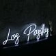 Log Pagillag White Neon Sign
