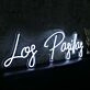 Log Pagillag White Neon Sign