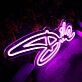 Dile Dark Purple Neon Sign