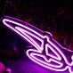 Dile Dark Purple Neon Sign