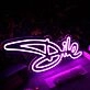 Dile Dark Purple Neon Sign