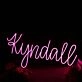 Kyndall Pink Neon Sign