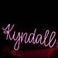 Kyndall Pink Neon Sign