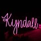 Kyndall Pink Neon Sign