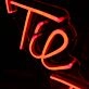 Til Death Orange Neon Sign