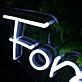 Forever 61 White Neon Sign