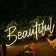 Beautiful Yellow Custom Neon Sign