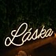 Lajka Yellow Neon Sign