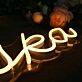 Lajka Yellow Neon Sign