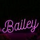 Bailey Pink Neon LED Sign