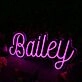 Bailey Pink Neon LED Sign