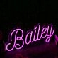 Bailey Pink Neon LED Sign