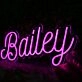 Bailey Pink Neon LED Sign