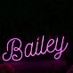 Bailey Pink Neon LED Sign