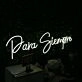 Para Siempre White Neon Sign