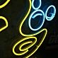 Little Yellow Duck With Bubble Neon Sign