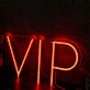 VIP Red Custom Neon Sign