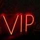 VIP Red Custom Neon Sign