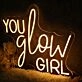 You Glow Girl Yellow Neon Sign