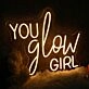 You Glow Girl Yellow Neon Sign