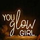 You Glow Girl Yellow Neon Sign
