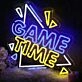 GAME TIME Custom Neon Sign