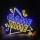 GAME TIME Custom Neon Sign