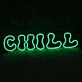 Chill Green Custom Neon Sign