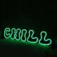 Chill Green Custom Neon Sign