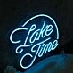 Lake Time Blue Neon Sign