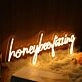 Honeybee Dizzing Yellow Neon Sign