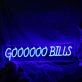 Goooooo Bills Blue Neon Sign