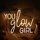 You Glow Girl Yellow Neon LED Sign