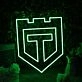 Defensive Shield Green Neon Sign