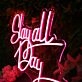 Slay All Day Red LED Neon Sign