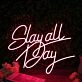 Slay All Day Red LED Neon Sign
