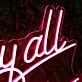 Slay All Day Red LED Neon Sign