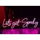 Let's Get Spooky LED Neon Sign