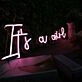 It Is A Girl Pink Custom LED Neon Sign