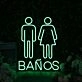 Banos Toliet Neon Sign