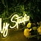 Niever Family Studio Yellow Neon Sign
