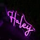 Haley Pink Neon LEd Sign