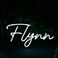 Flynn White Neon Sign