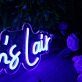 Dragon's Lair Blue Neon Sign