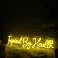 Inspired By Health Yellow Neon Sign