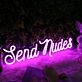 Send Nudes Pink Neon Sign