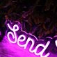 Send Nudes Pink Neon Sign