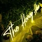 The Honey Hive Yellow Neon Sign